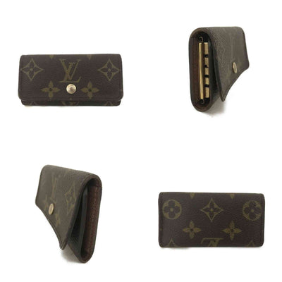 $345 Louis Vuitton Monogram Multicles 4 Ring Key Case Brown