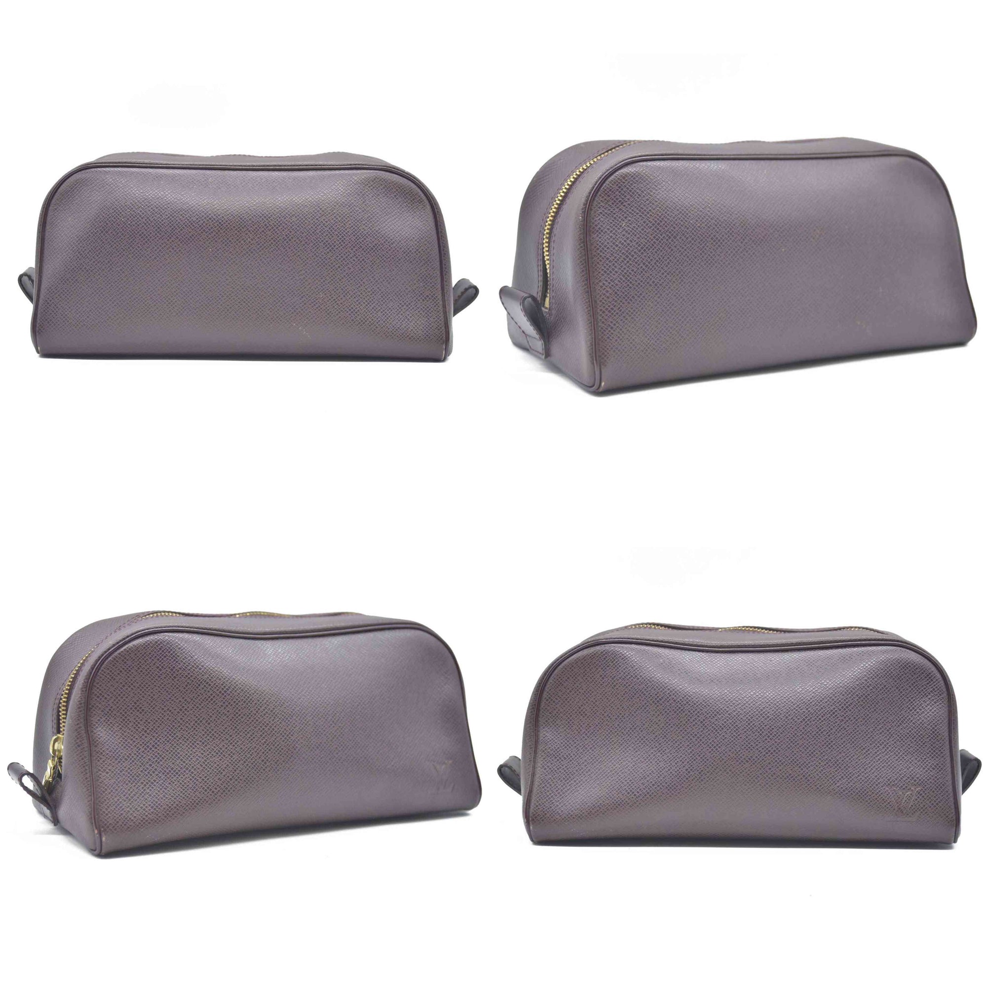 Louis Vuitton  Taiga Trousse Toilette PM Acajou