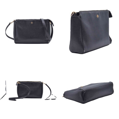 $200 Tory Burch Mercer Pebbled Zip Crossbody Bag CONSIGNMENT