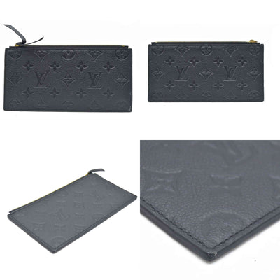 AUCTION LOUIS VUITTON  Epi Pochette Felicie Black  Noir $1720 Zipper Pouch