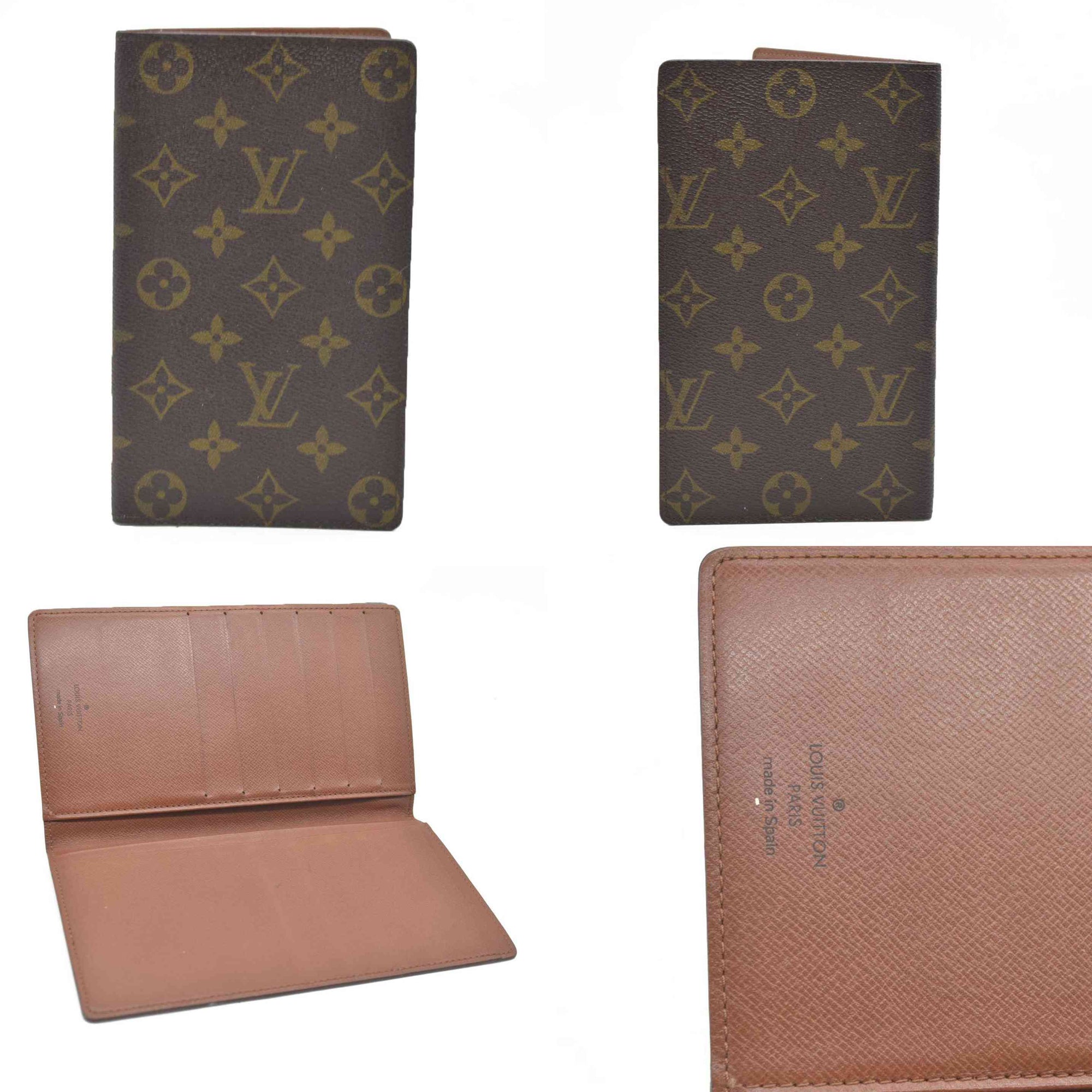 CONSIGNMENT Louis Vuitton Vintage Monogram Pattern Checkbook Holder
