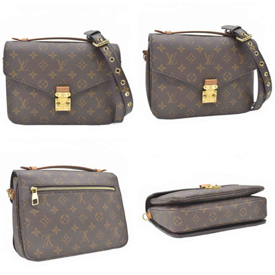 $2840 2020 Louis Vuitton Monogram Pochette Metis GI1290