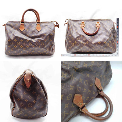 $1730 2002 Louis Vuitton Monogram Speedy 35 TH0092