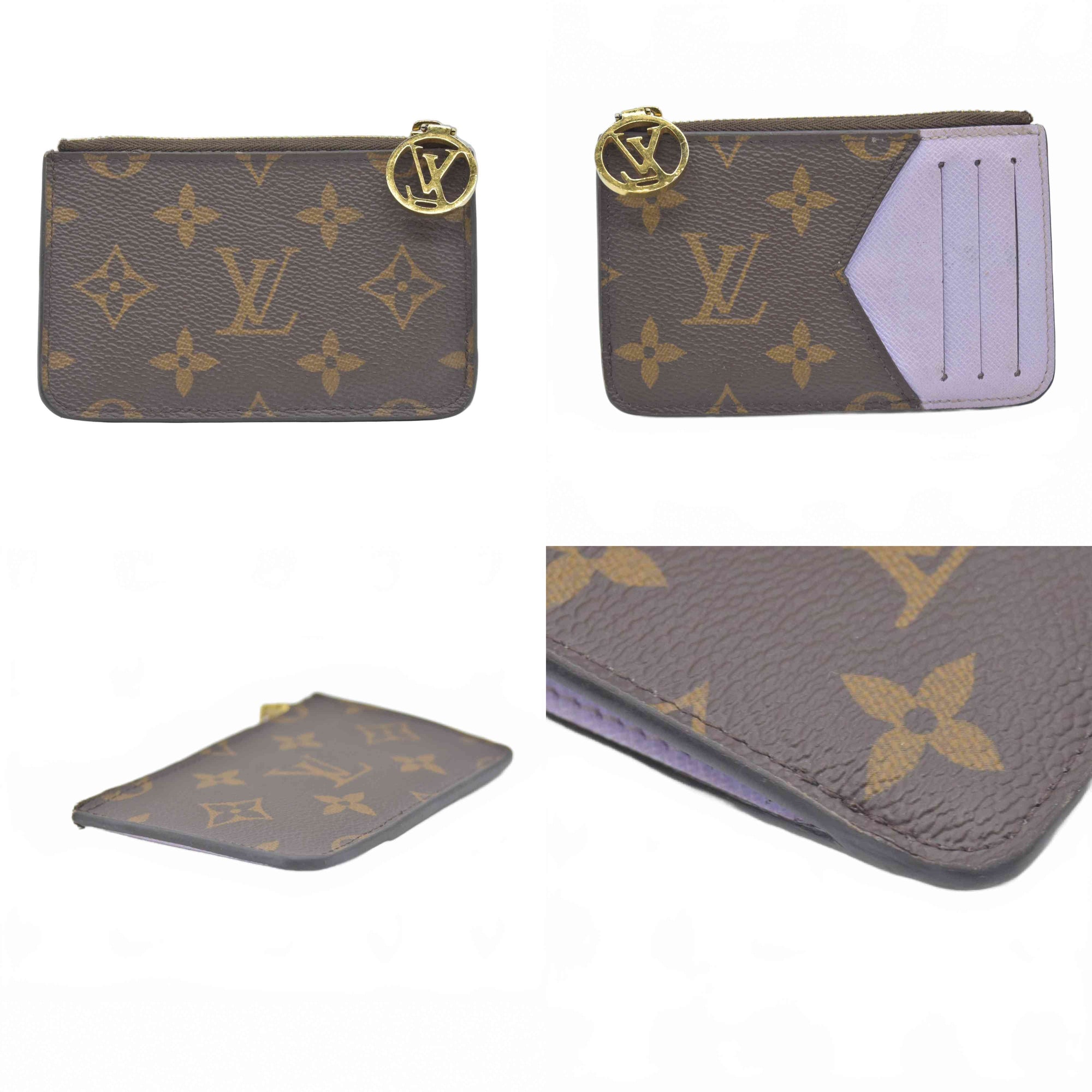 Louis Vuitton Monogram Business Card Case Porte Carte Romy