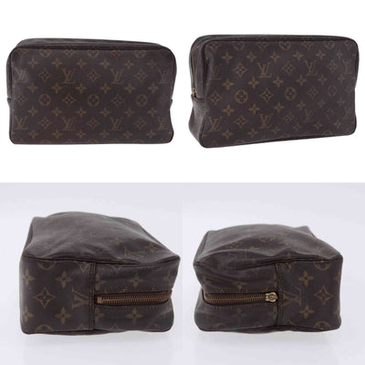 $600 1986 LOUIS VUITTON Monogram Trousse Toilette 28 Clutch Bag 863