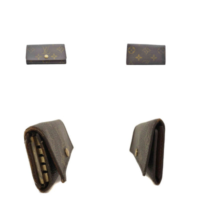 $345 Louis Vuitton Monogram Multicles 4 Ring Key Case Brown FL0092