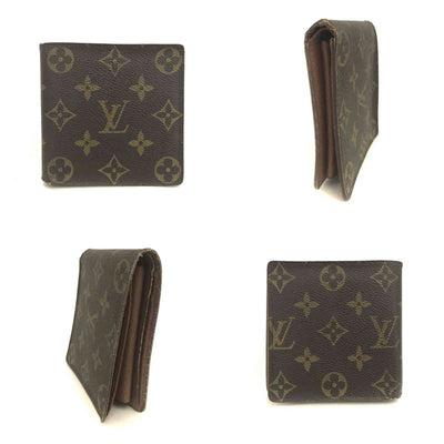 Louis Vuitton Monogram Portefeiulle Marco Bifold Wallet Brown CA0978