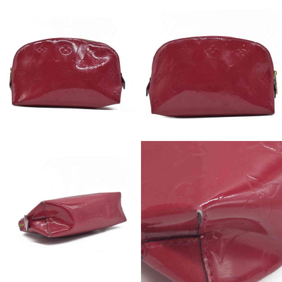$530 Louis Vuitton Vernis Cosmetic Pouch Pomme D'Amour  CONSIGNMENT