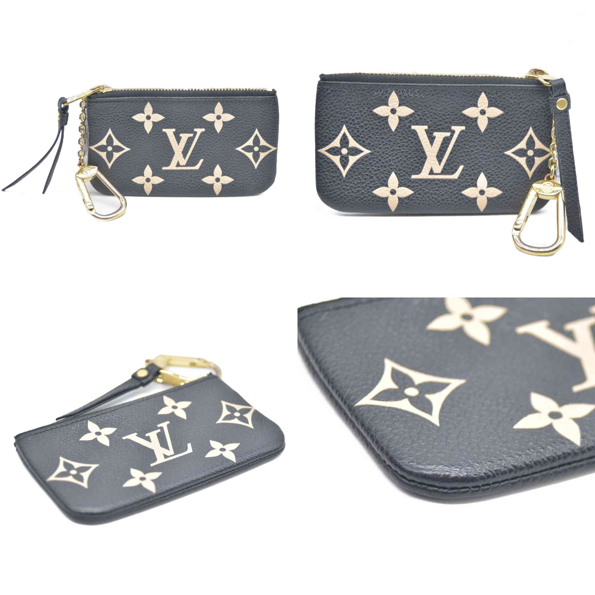 $530 Louis Vuitton Bicolor Monogram Empreinte Leather