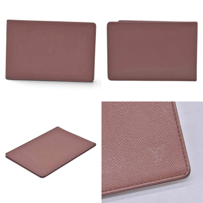 $320 LOUIS VUITTON Taiga Porte-Cartes Simple Cardholder CONSIGNMENT 10021592