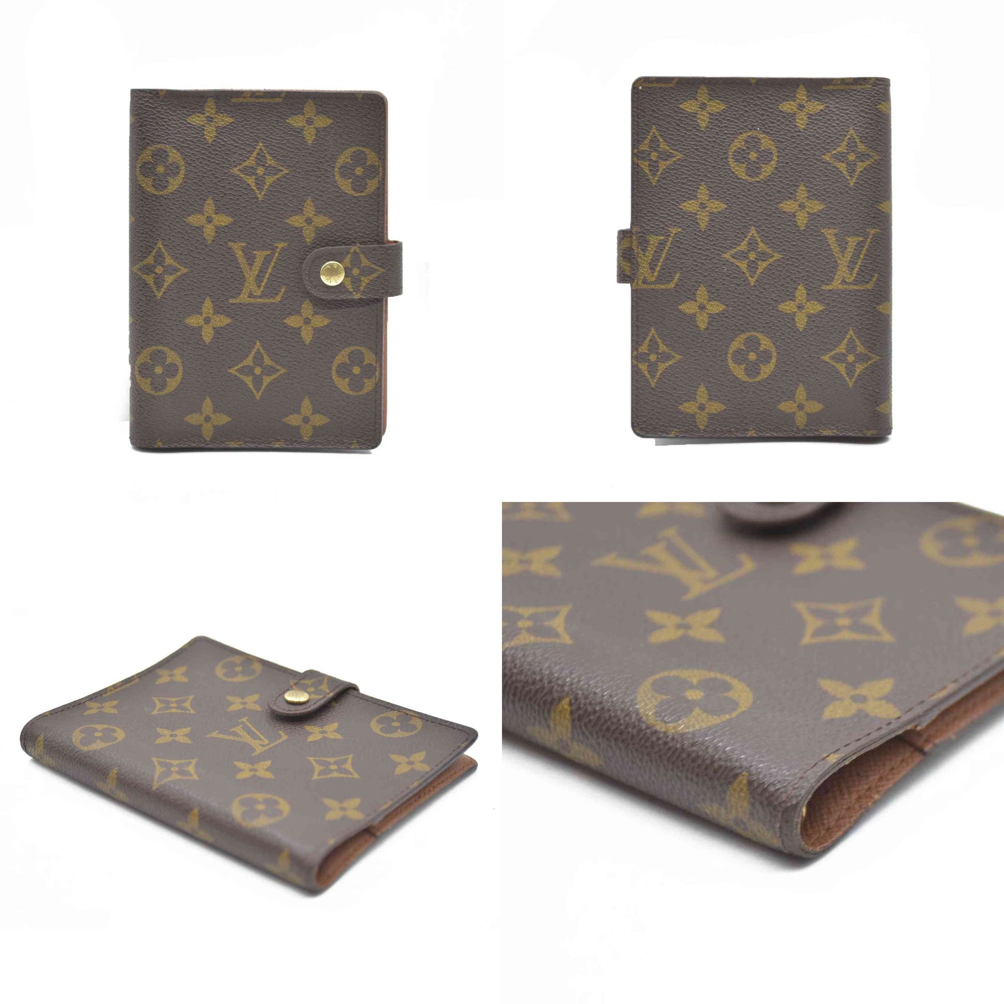 Louis Vuitton Monogram Agenda PM Notebook Cover Brown CA1908
