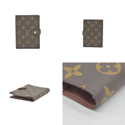 $505 LOUIS VUITTON Monogram  Agenda PM Day Planner Notebook Cover SP1020