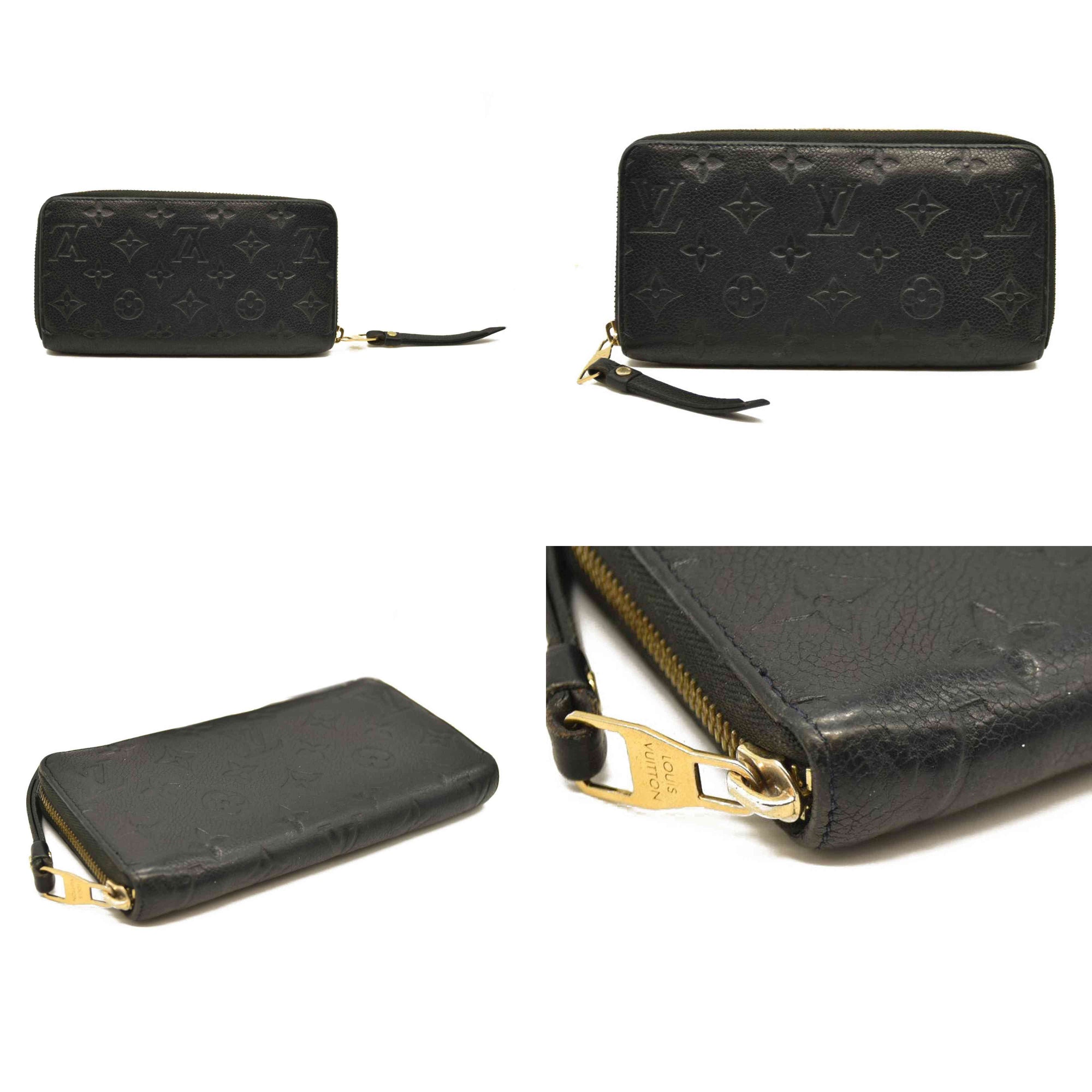 Louis Vuitton  Empreinte Zippy Wallet Black SP4139