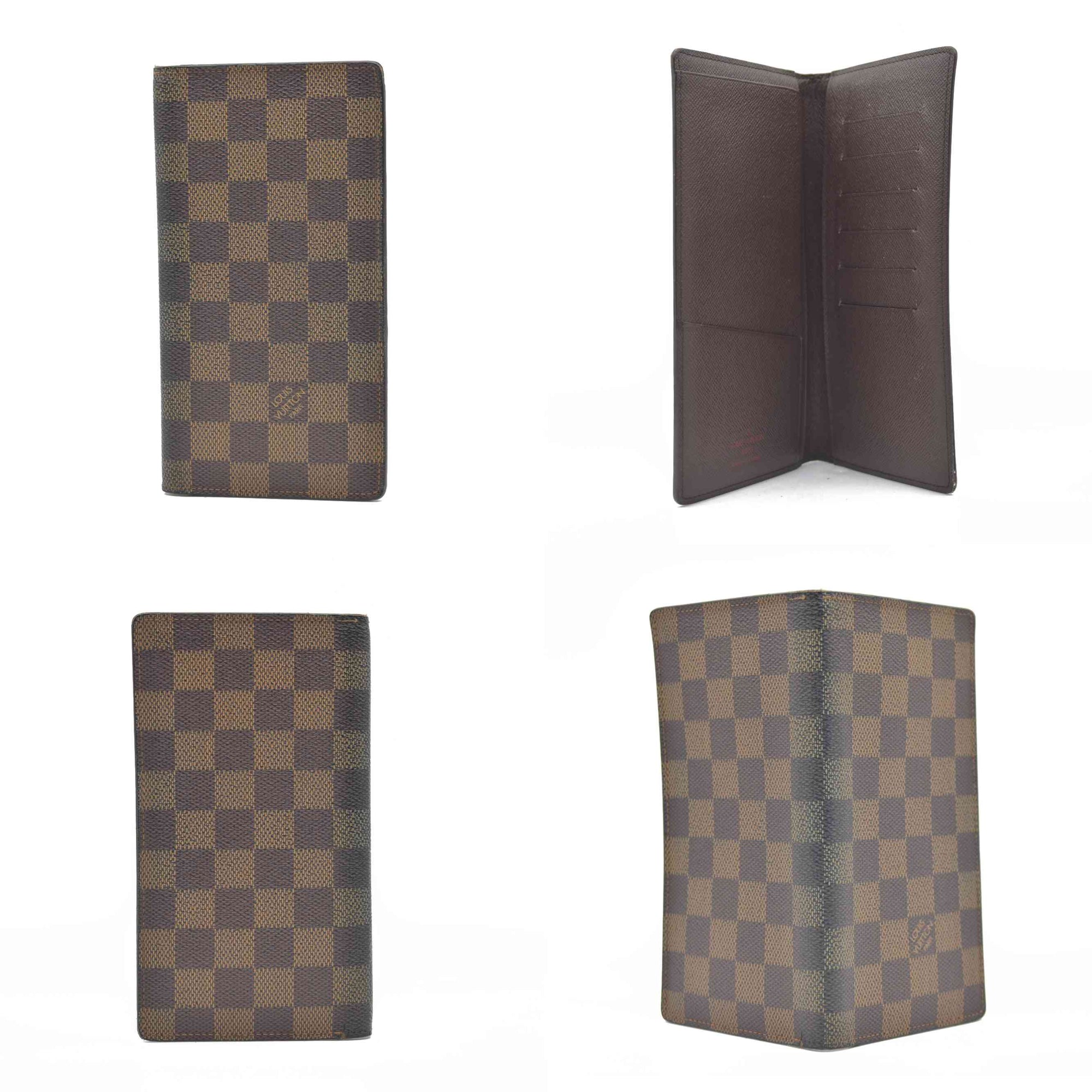 CONSIGNMENT AUCTION $405 Auction Louis Vuitton Damier Ebene Pocket Agenda Cover CONSIGNMENT