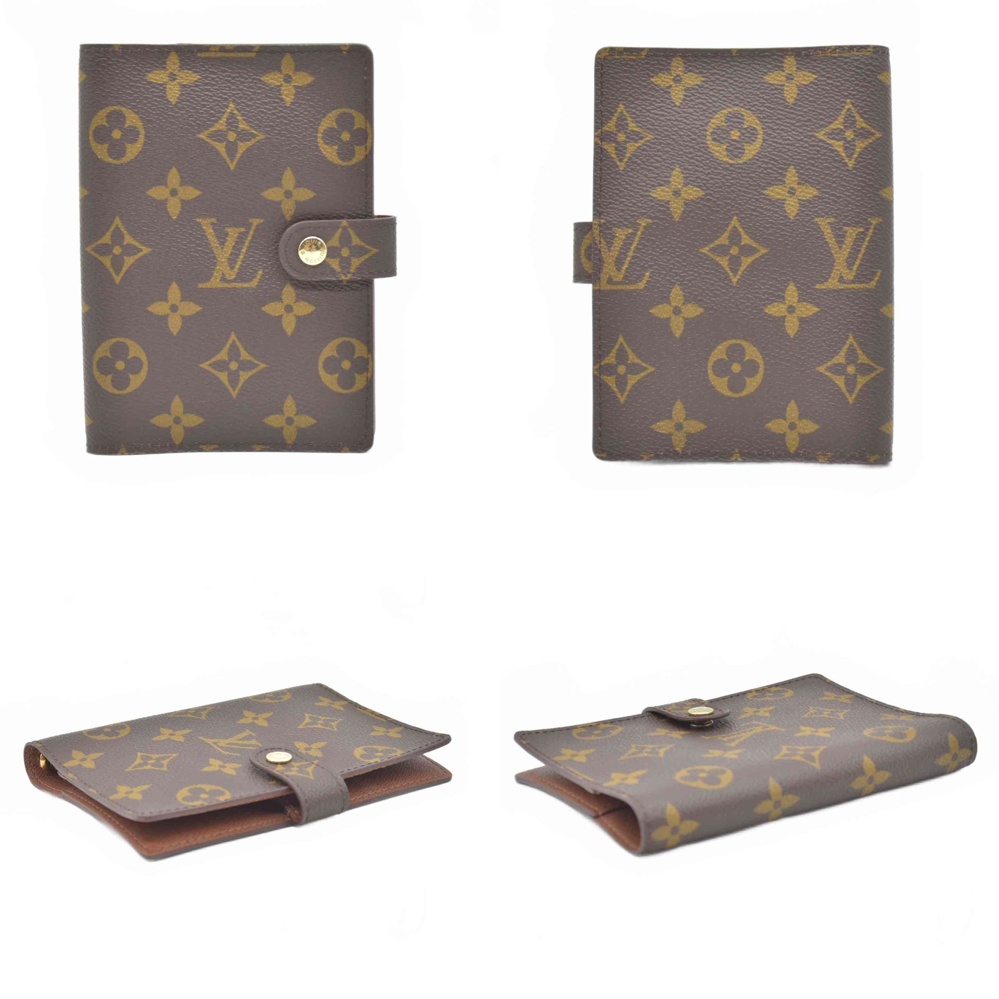 $505 1999 Louis Vuitton Monogram Agenda Cover Small  CA1919