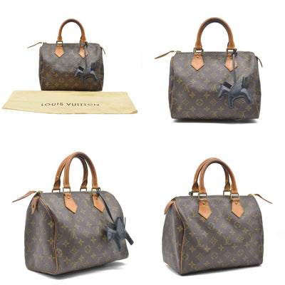 Louis Vuitton Speedy 25 Handbag Monogram Brown