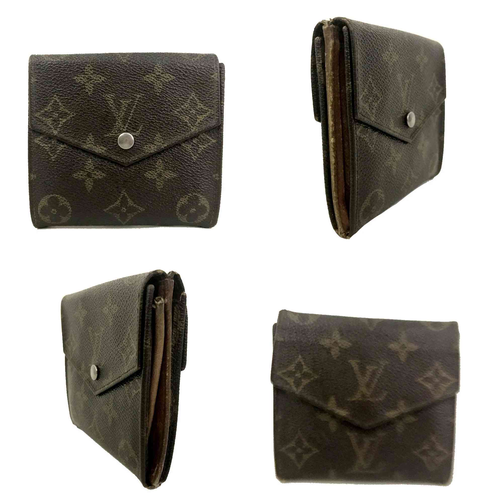 $650 Louis Vuitton Monogram Portefeiulle Elise Trifold Wallet 823