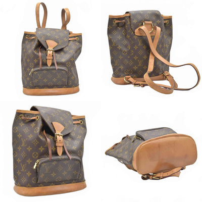 $1160 1999 Louis Vuitton Monogram Montsouris MM Backpack SP0929