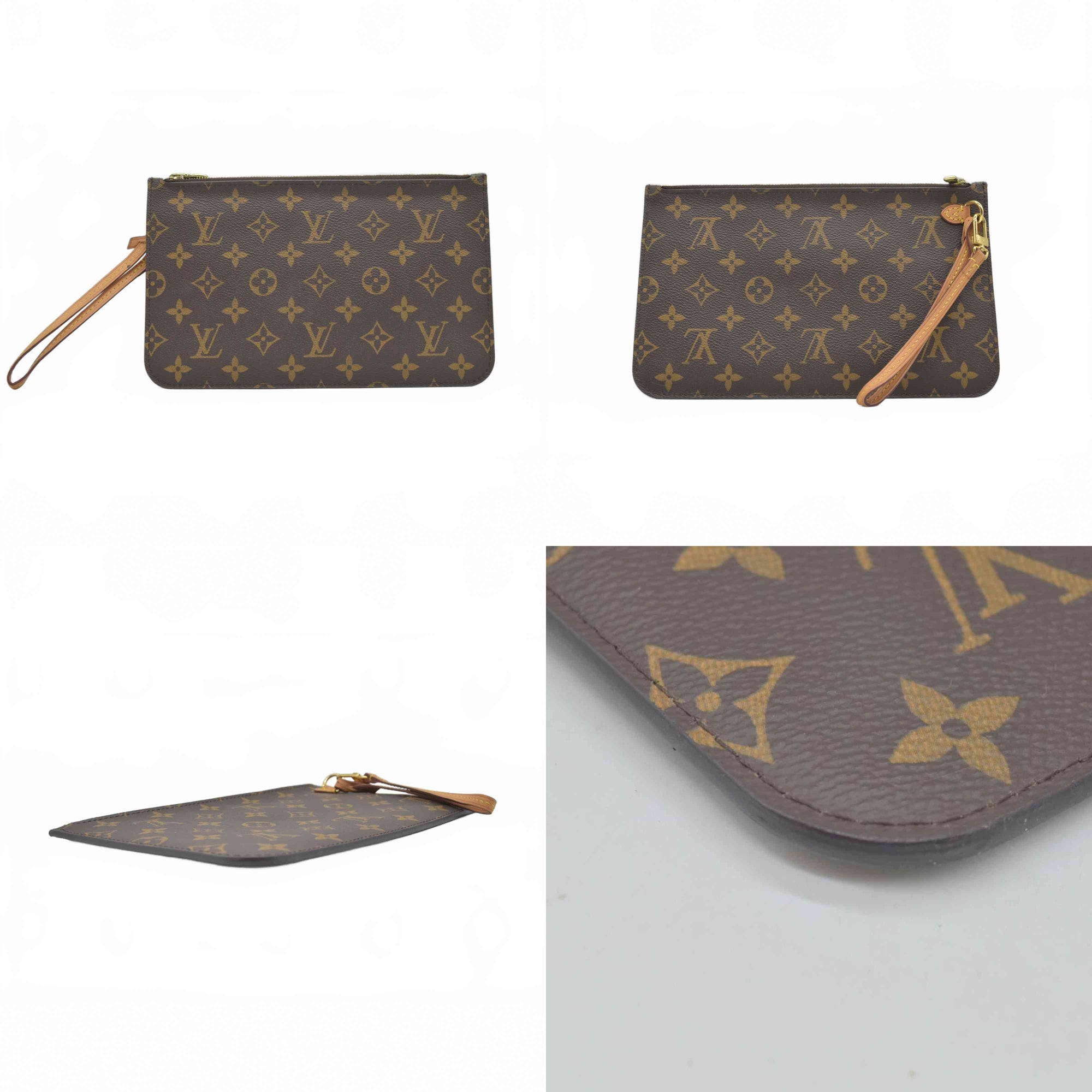 $600 Louis Vuitton  Monogram Neverfull MM GM Pochette SD2115