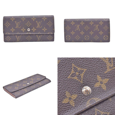 $725 LOUIS VUITTON Monogram Porte-Feuille International Wallet CONSIGNMENT 10021462