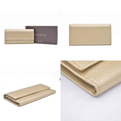 $590 Gucci  Interlocking G Logo Leather Bifold Wallet CONSIGNMENT