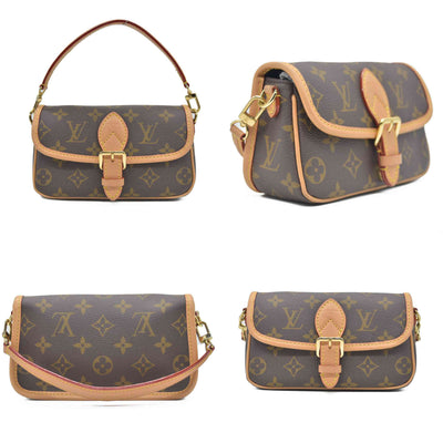 $2170 Louis Vuitton Monogram Nano Diane