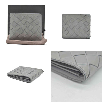 Bottega Veneta Nappa Maxi Intrecciato Bi-Fold Wallet