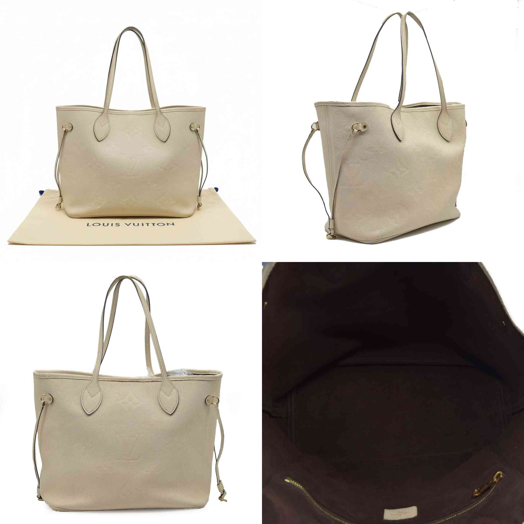 $2710 Louis Vuitton Monogram Giant Empreinte Neverfull MM