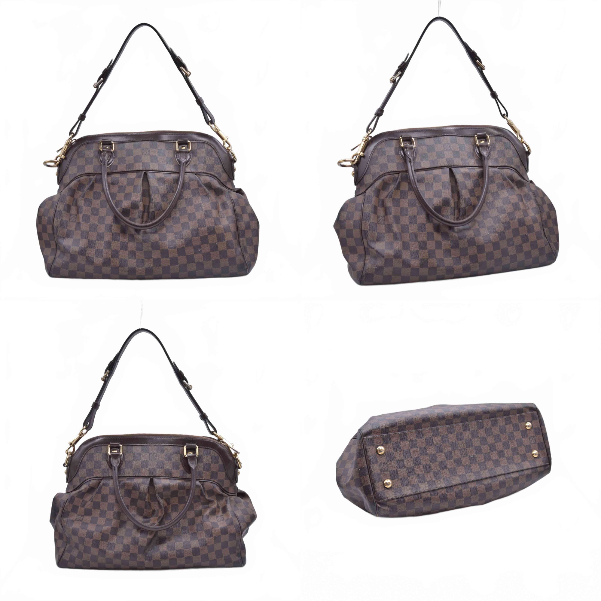 $2510 Louis Vuitton Damier Ebene Trevi GM 10020868
