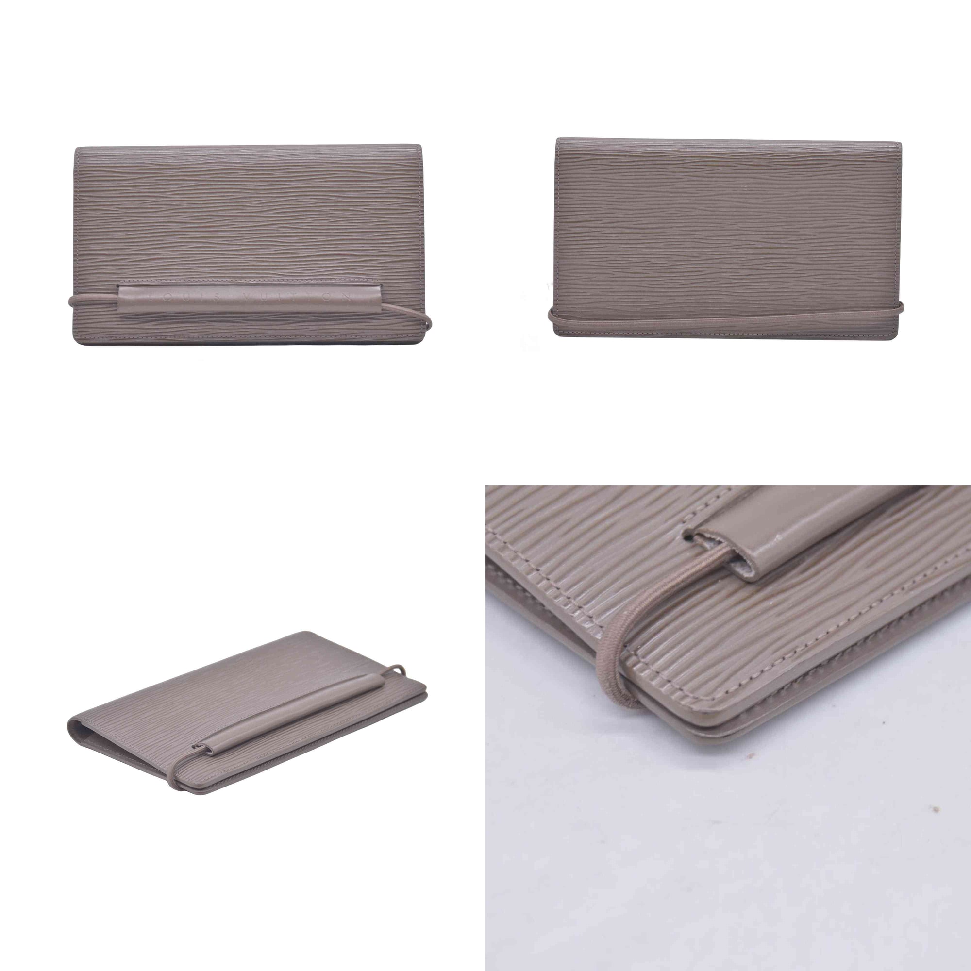 $795 Louis Vuitton Beige Epi Clutch  CONSIGNMENT MI1012 10021049