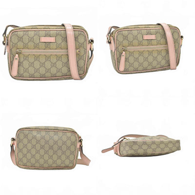 $780 Gucci GG Plus Monogram Small Shoulder Bag Light Pink