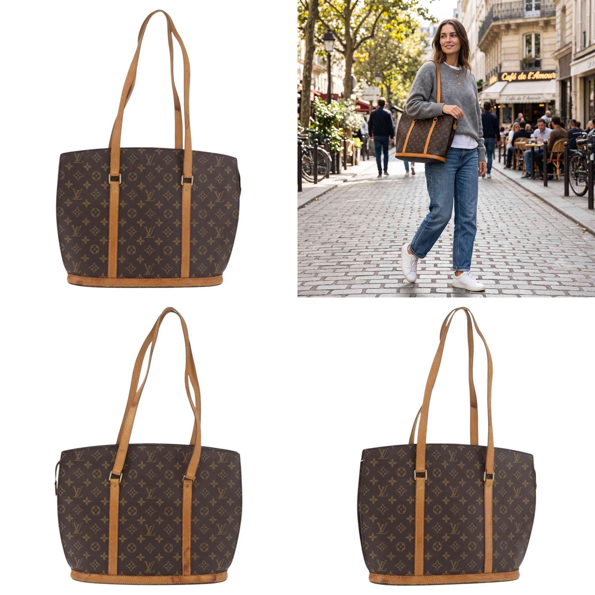 $1260 1997 LOUIS VUITTON Monogram Babylone VI0927