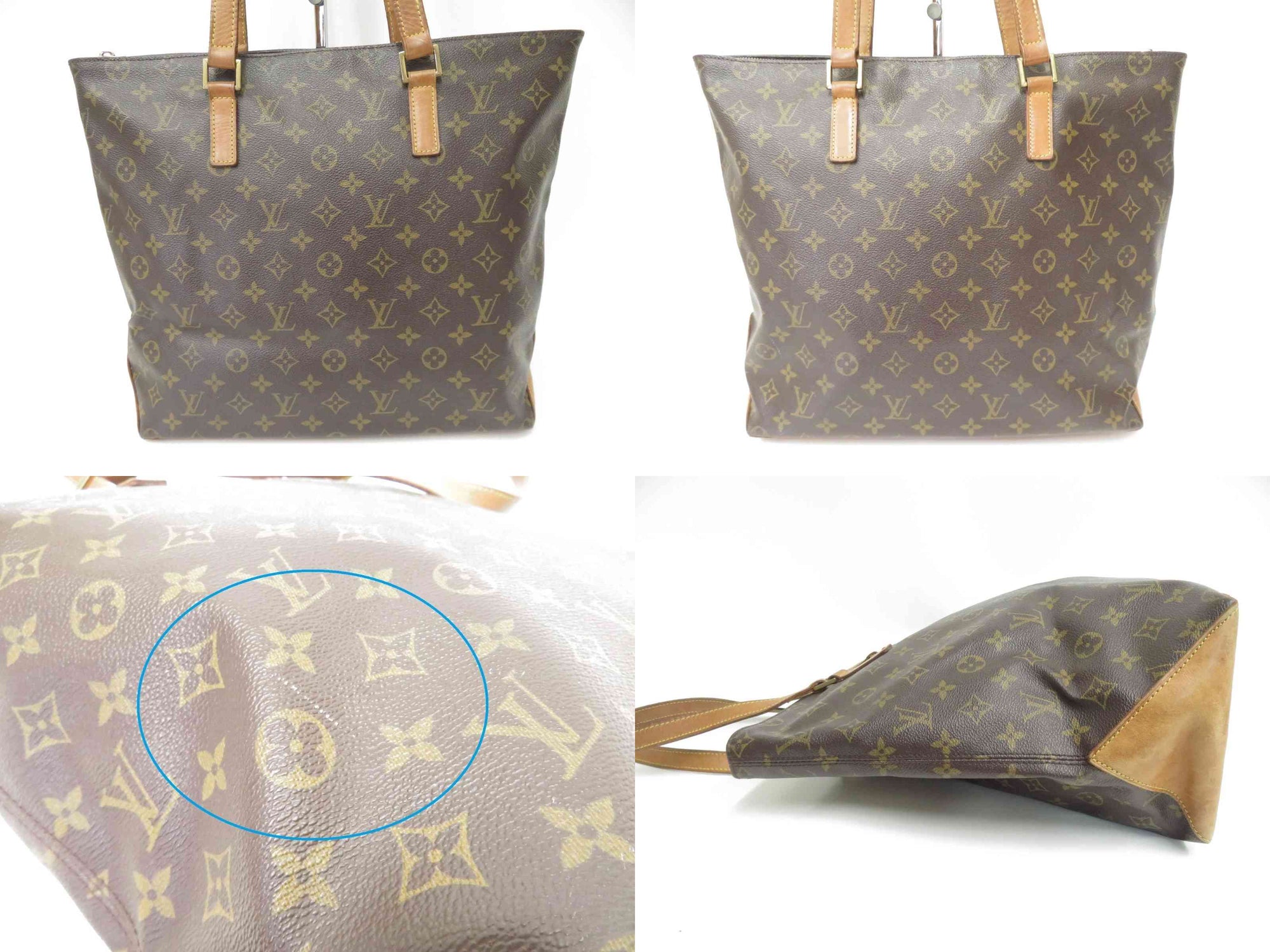 $1,650 2002 Louis Vuitton Monogram Cabas Mezzo AR0022