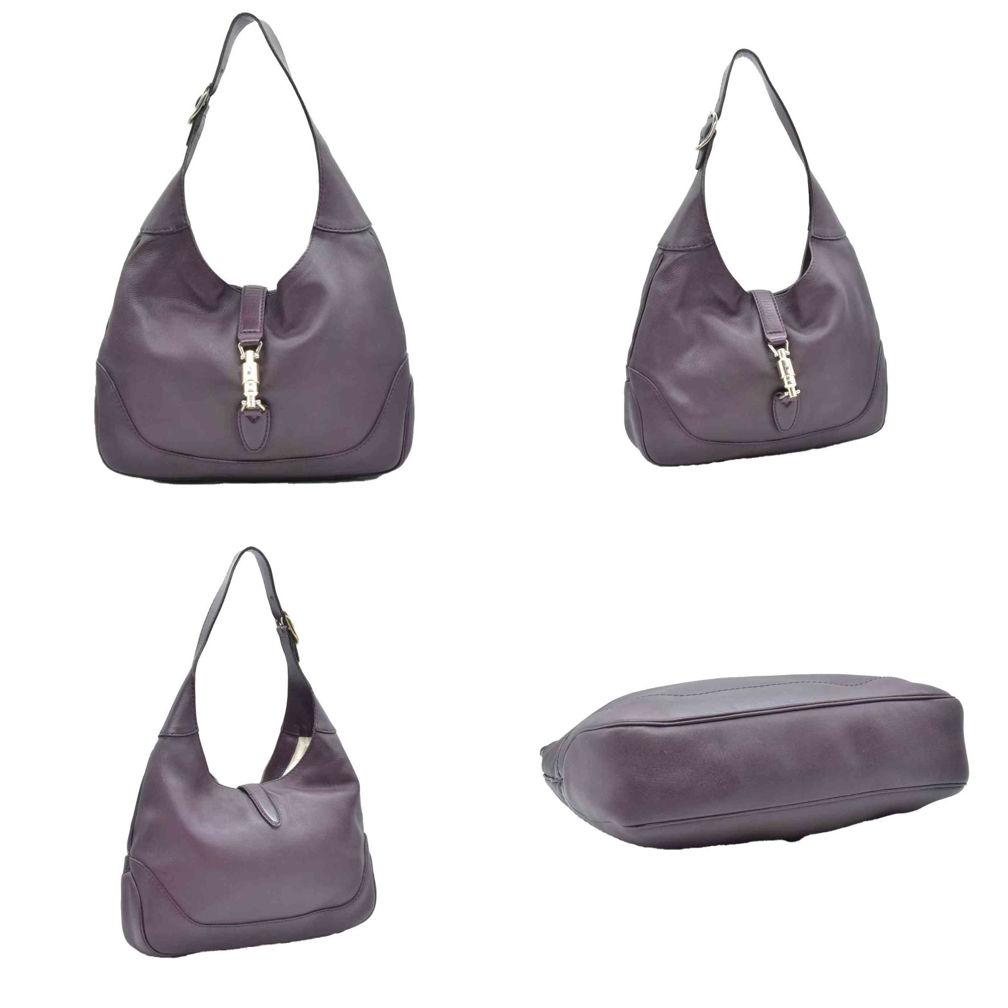 $1850 CONSIGNMENT Gucci Leather Jackie Medium Brown