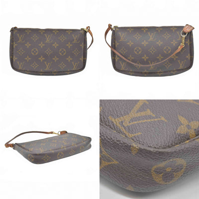 $1290 1999 Louis Vuitton LV Pochette Accessoires Brown Monogram AR0969