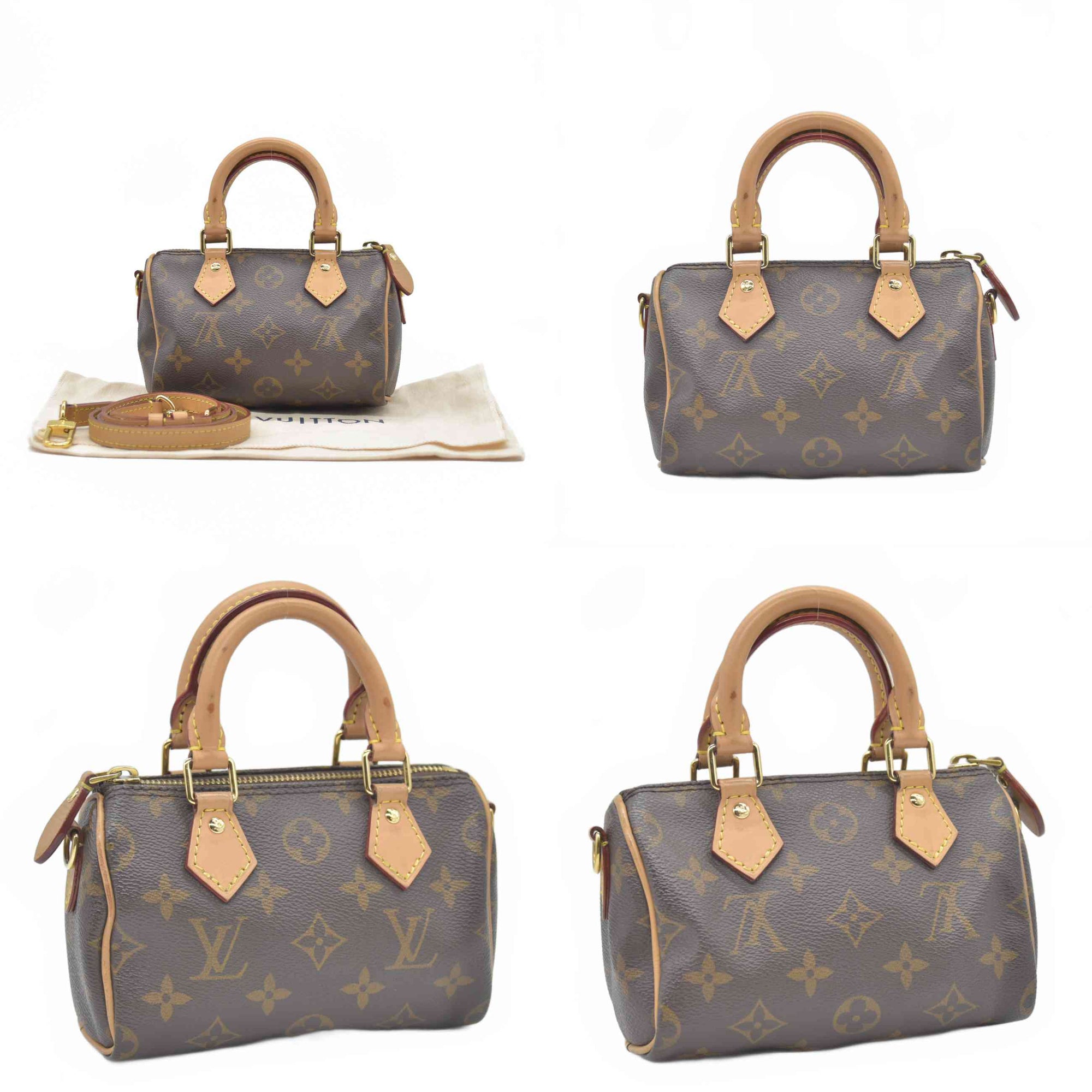 $1960 2022 Louis Vuitton Monogram Nano Speedy Bandouliere TY3212