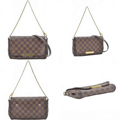 $1490 2013 Louis Vuitton Damier Ebene Favorite PM FL5113