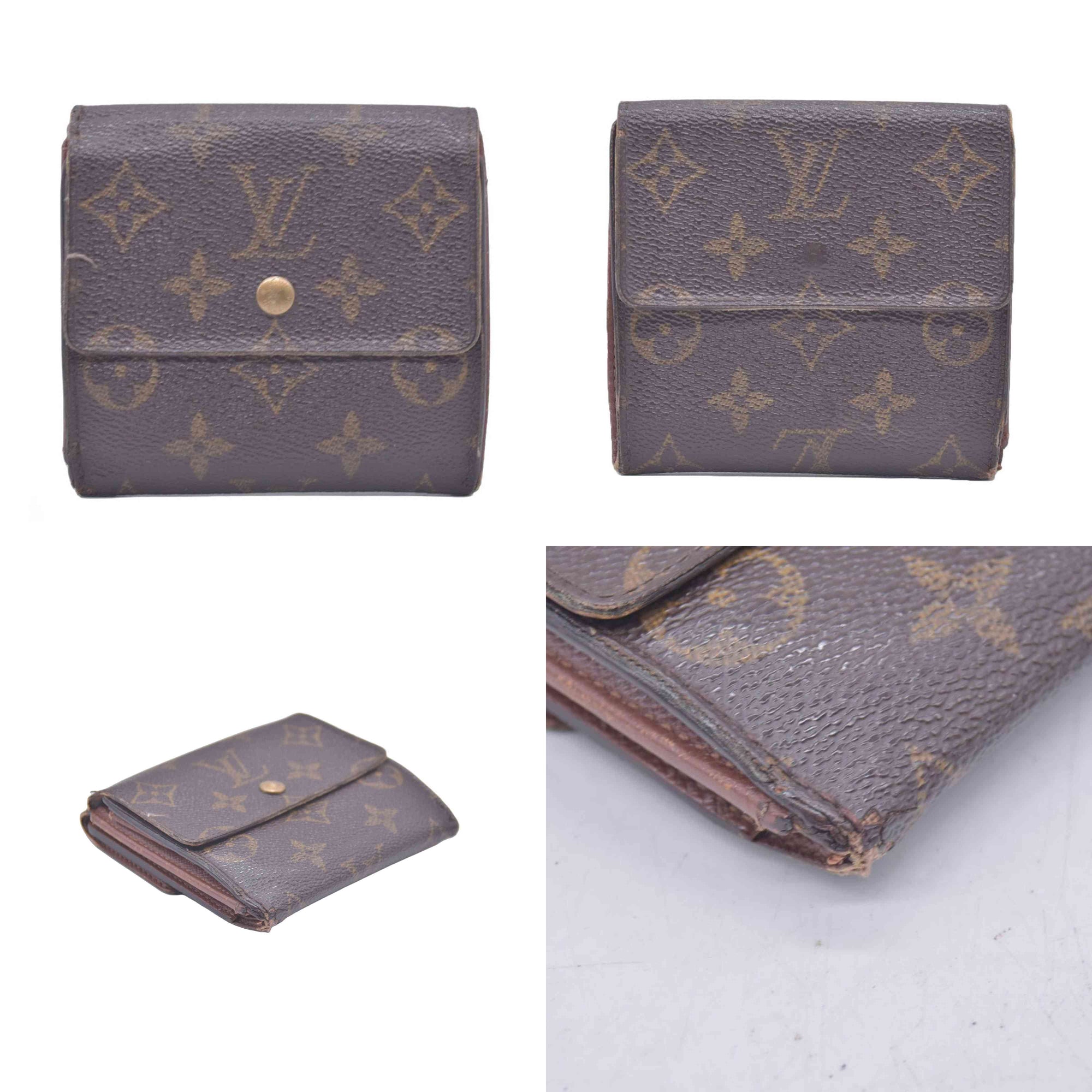 $785 2002 Louis Vuitton Elise Trifold Wallet SP0072 CONSIGNMENT 10021040