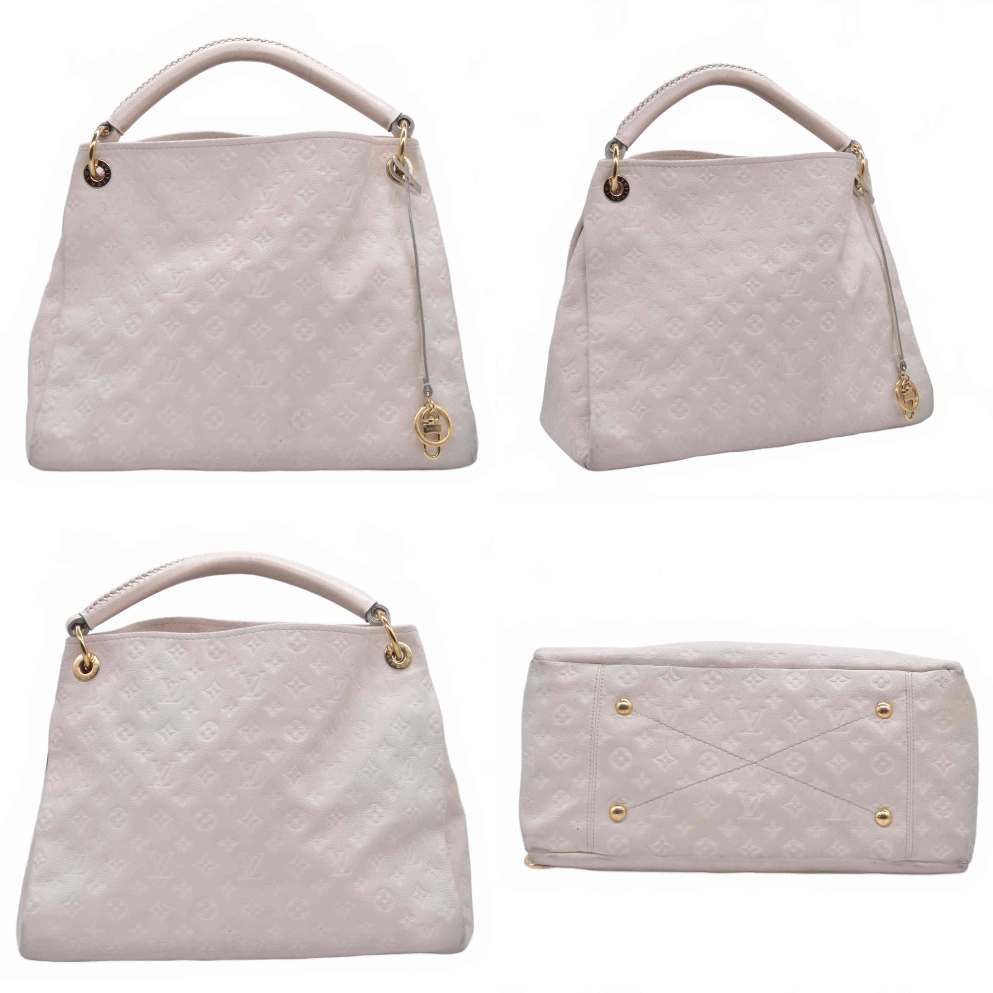 $3800 2011 Louis Vuitton Empreinte Artsy MM Neige CA0171 10020844