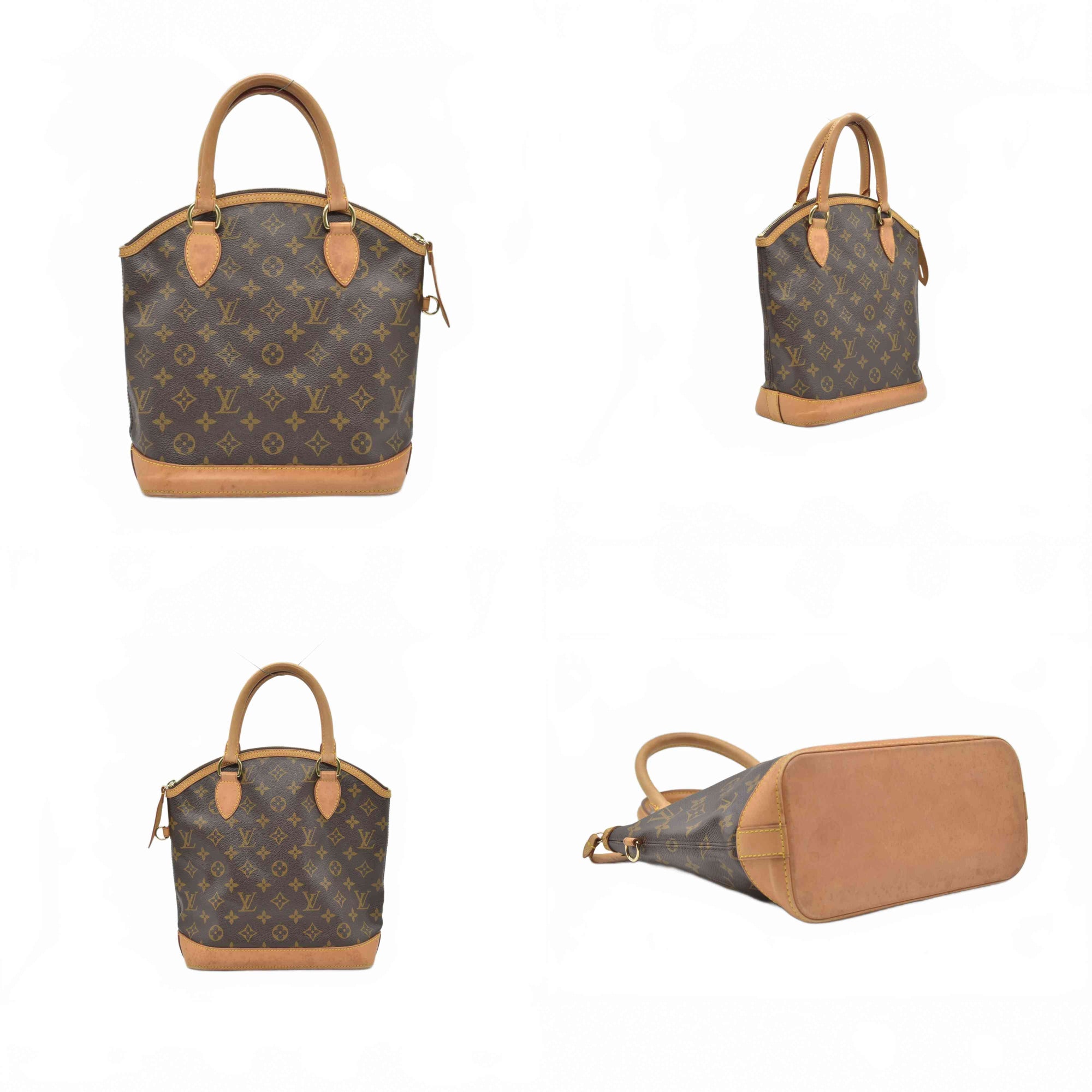 $1060 2006 Louis Vuitton Monogram Lockit PM FL0076 10019180