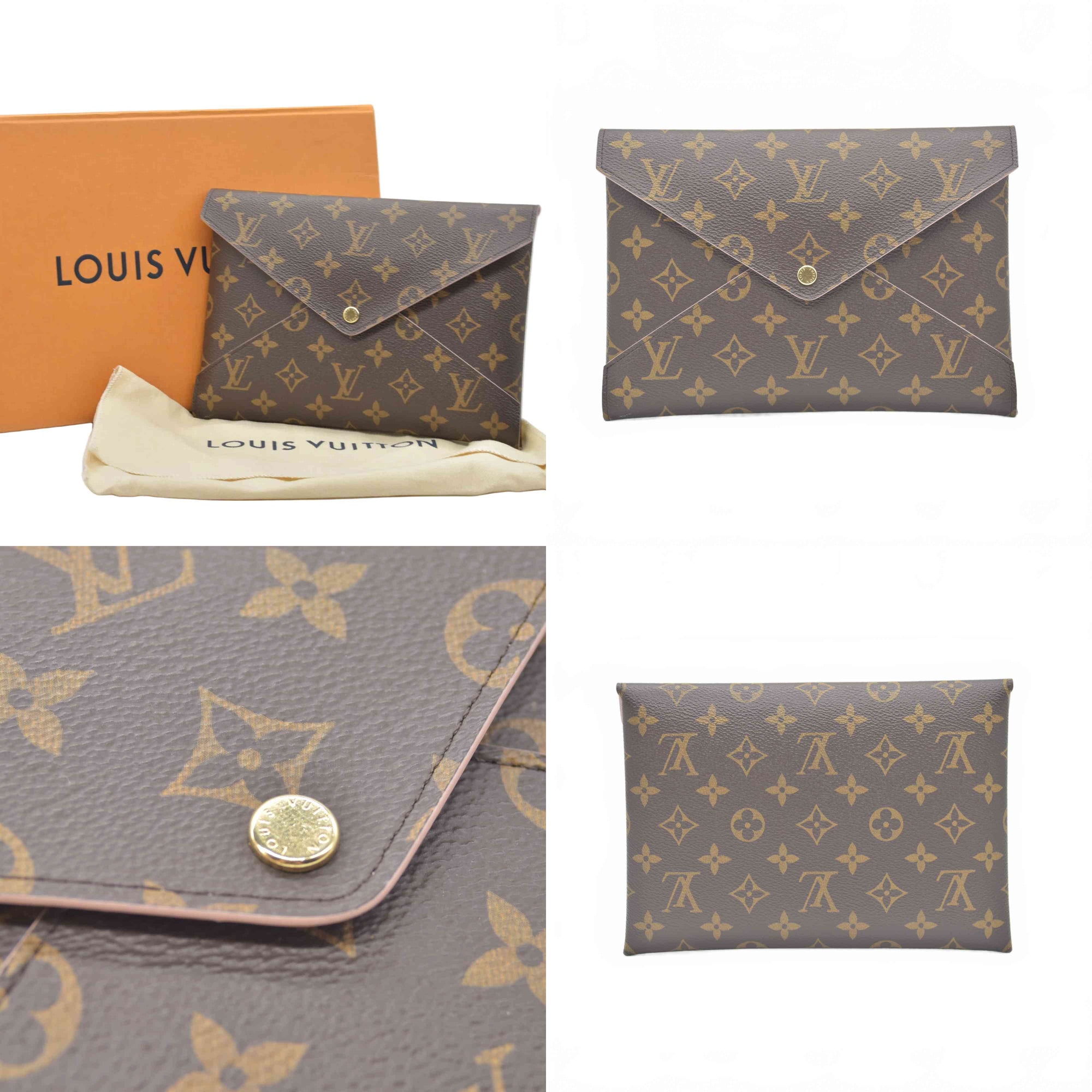 $835 Louis Vuitton 2018 Monogram Kirigami Large Rose Ballerine SN2168
