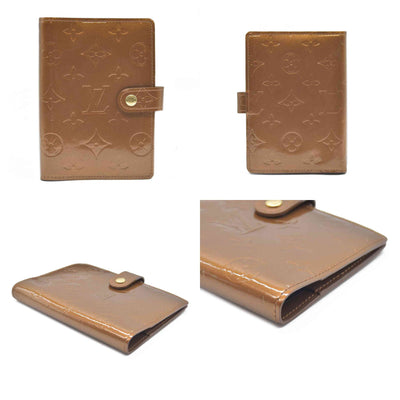 $505 LOUIS VUITTON Monogram Vernis Agenda PM Day Planner Notebook Cover