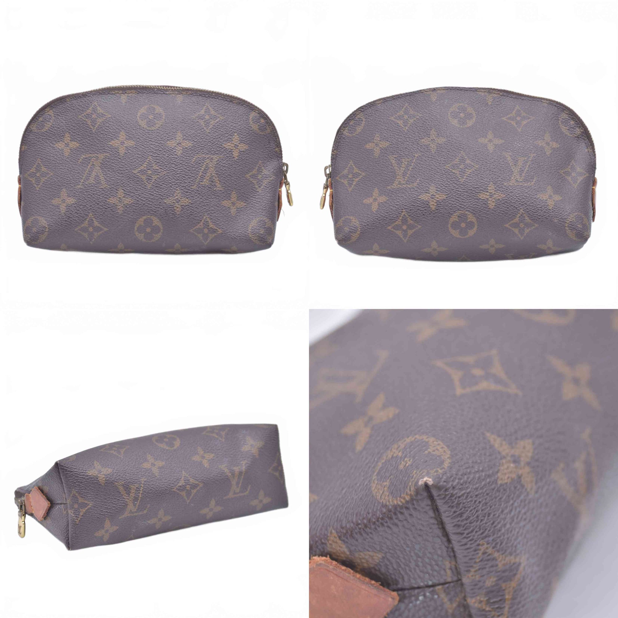 $625 2001 LOUIS VUITTON Monogram Cosmetic Pouch CA0061 10020828