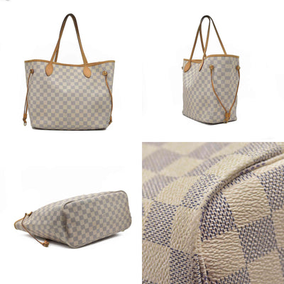 $2130 2011 Louis Vuitton  Damier Azur Neverfull MM CA5111