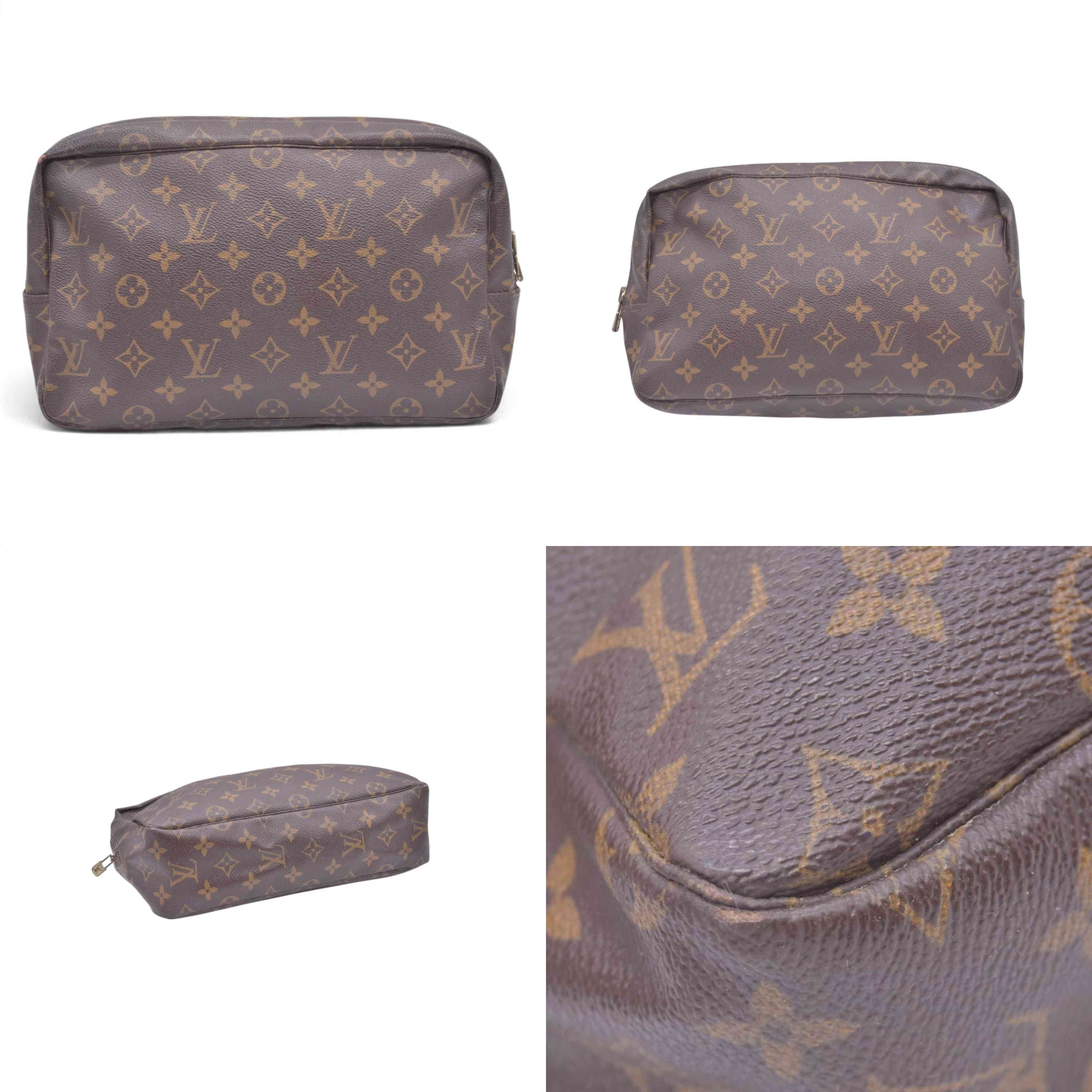 $550 LOUIS VUITTON Monogram Trousse Toilette 28 CONSIGNMENT 10021418