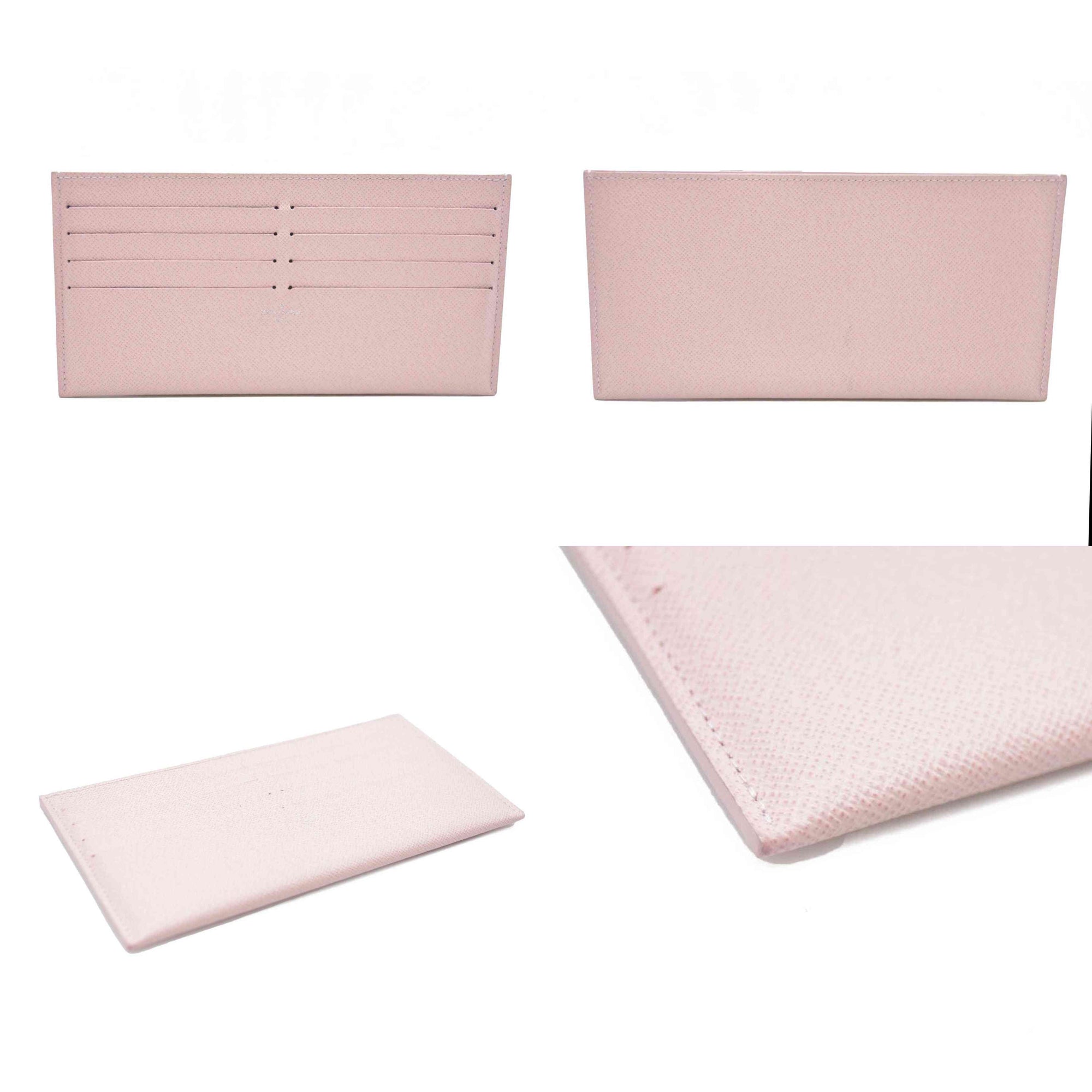 $500 Louis Vuitton Felicie Pochette Card Holder Insert Rose Ballerine