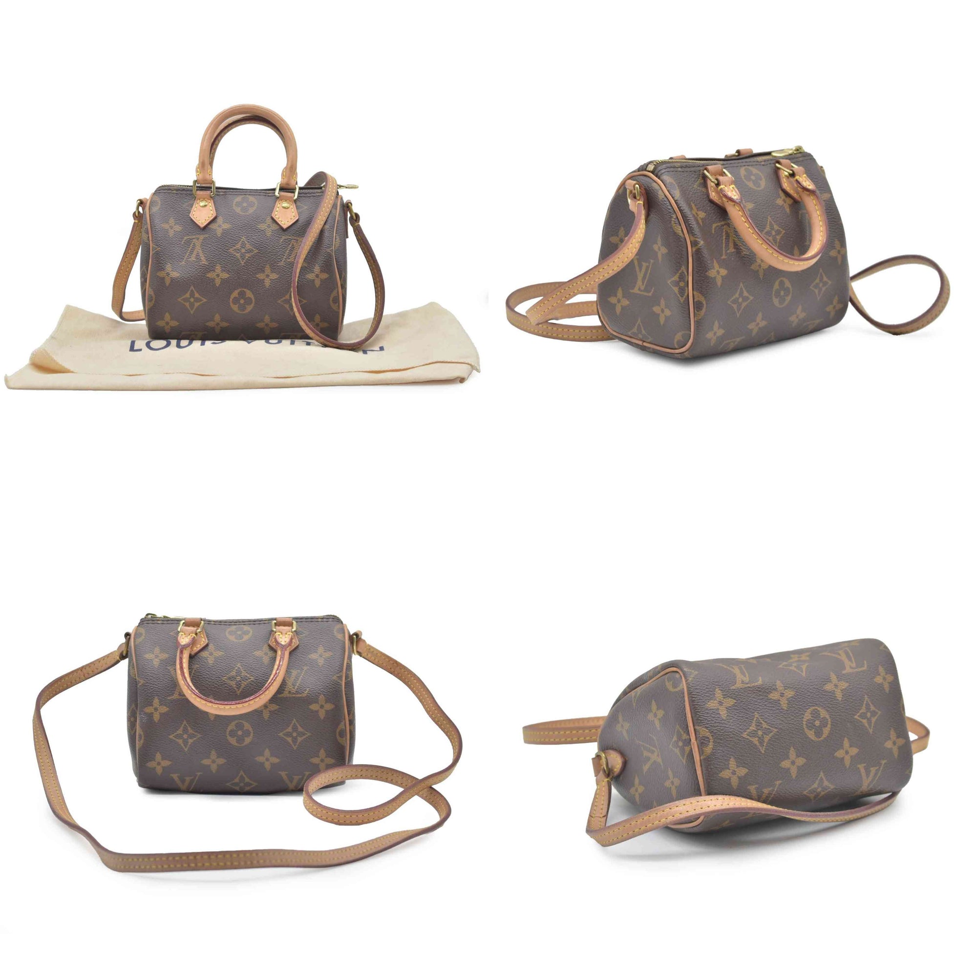 $1920 2020 Louis Vuitton  Monogram Nano Speedy TY3290