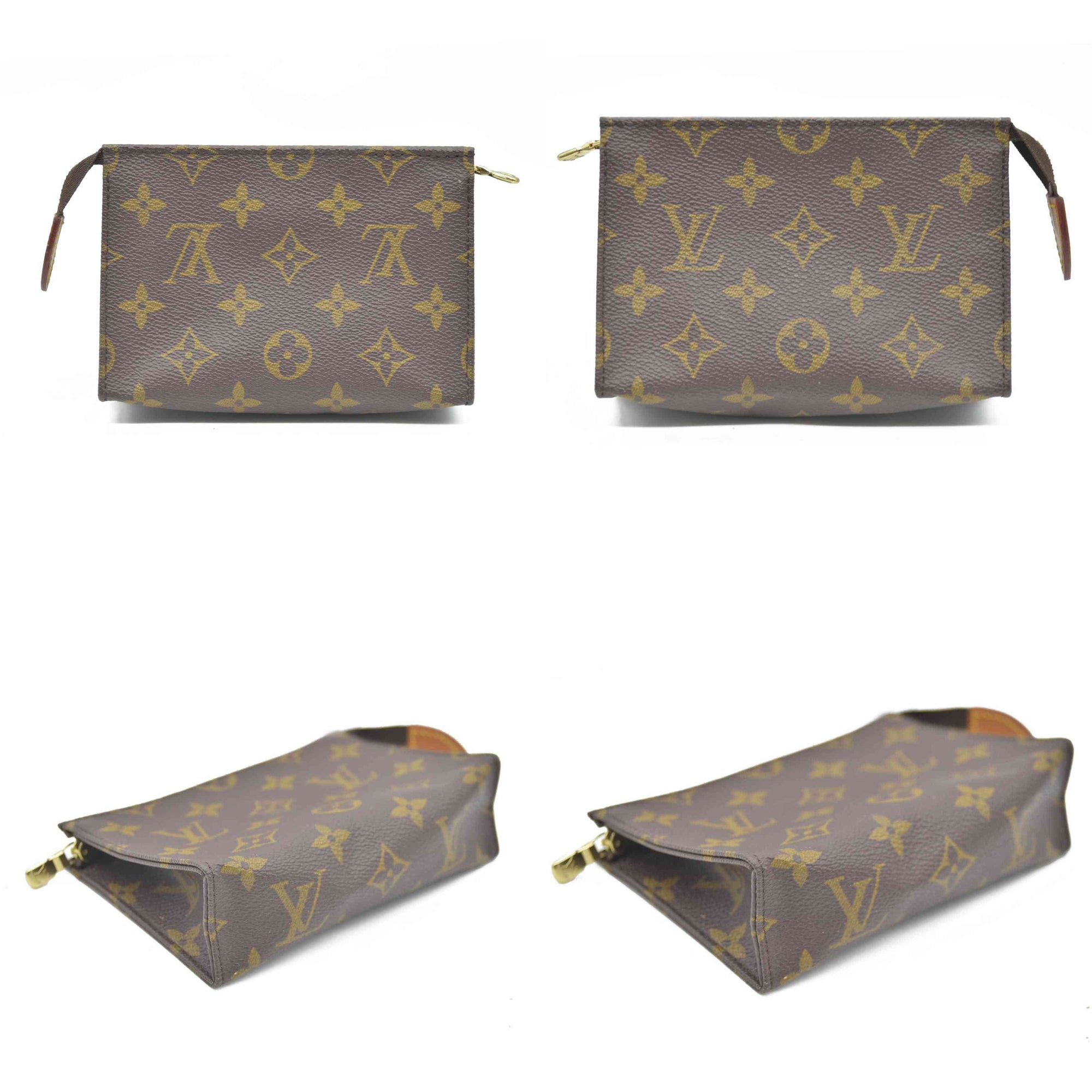 Louis Vuitton Monogram Poche Toilette 15 Cosmetic Pouch TH0935
