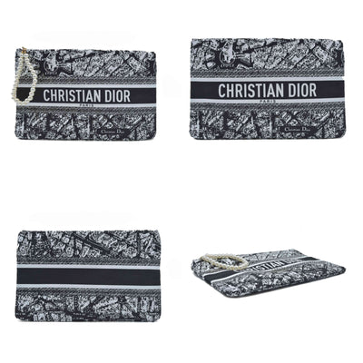 NEW CHRISTIAN DIOR Plan De Paris Map Makeup Bag Novelty GWP Pouch Clutch