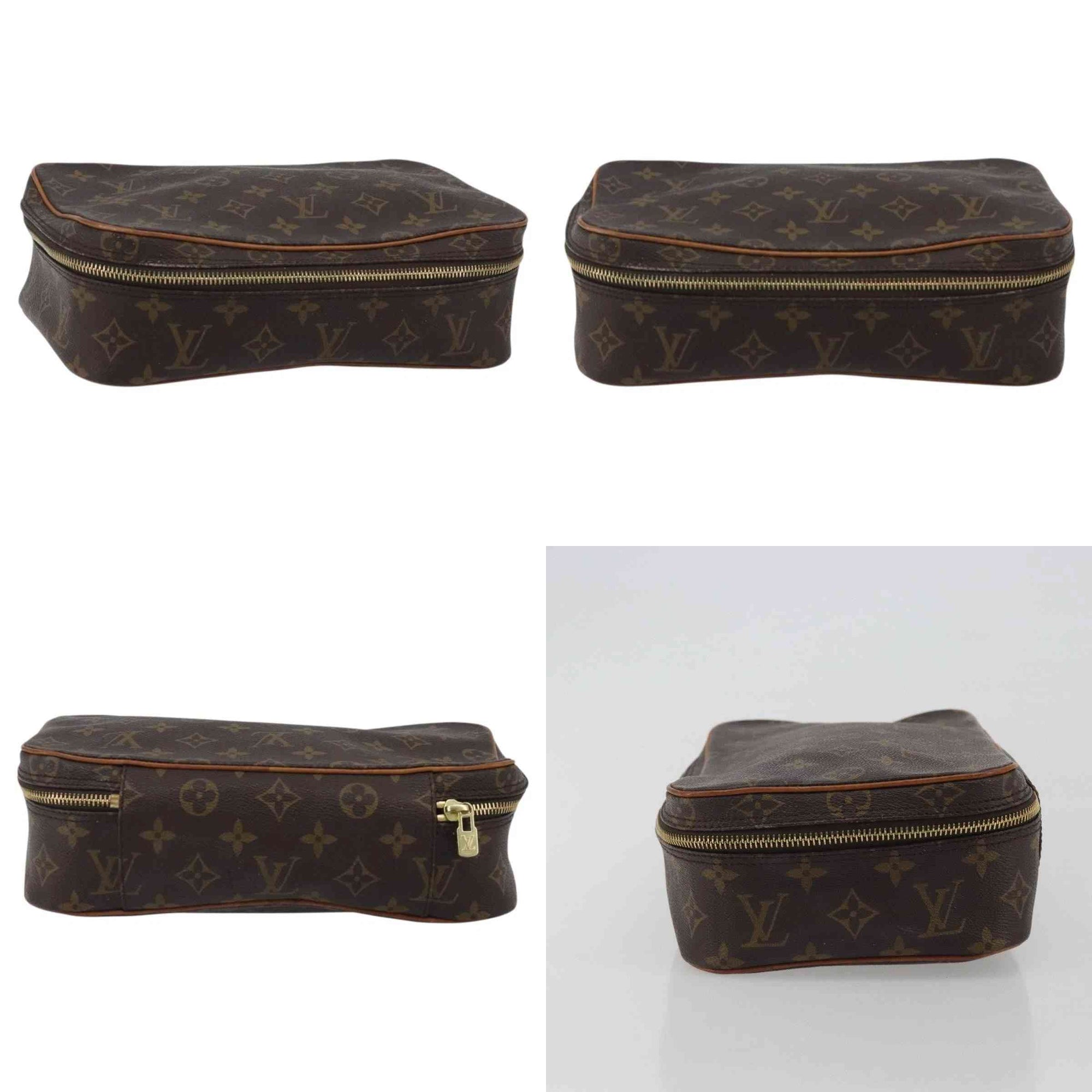$700 1992 LOUIS VUITTON Monogram Trousse Boite Cosmetic Pouch NO1902